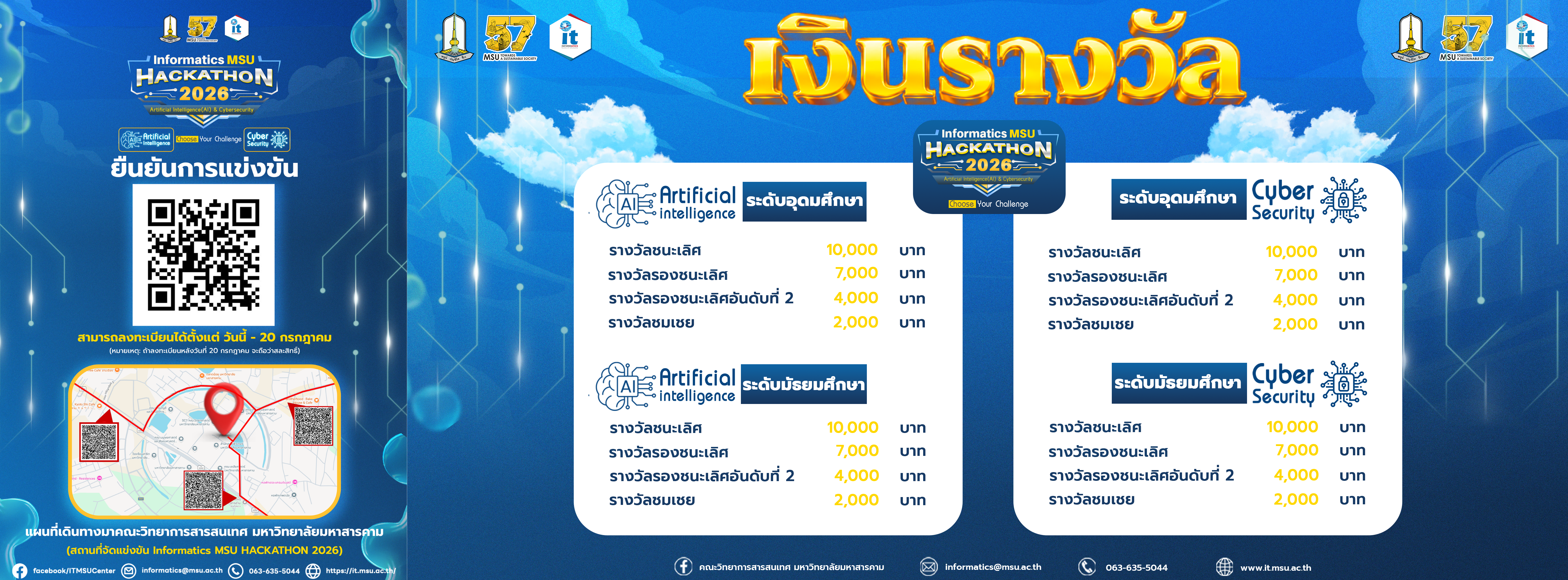 โปสเตอร์ Informatics MSU Hackathon